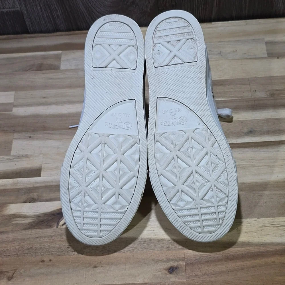 Converse Chuck Taylor All Star Lift Platform Crochet Kids 4.5 White A06084C‎